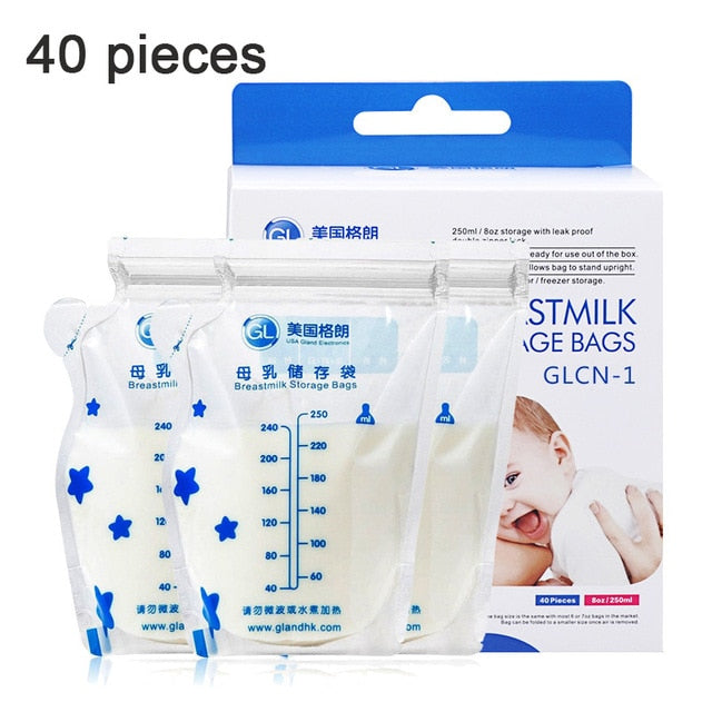 GL Electric Double Breast Pump USB BPA Free Breast Pumps Baby Breast Feeding With Nursing Pads and Breast Milk Storage Gift Set